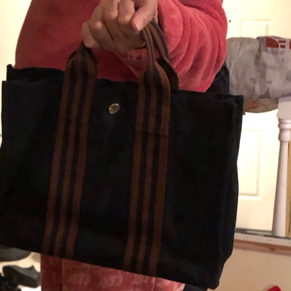 TODAY ONLY:Authentic Mini Hermes Tote 'FOURRE” - Picture 8 of 9
